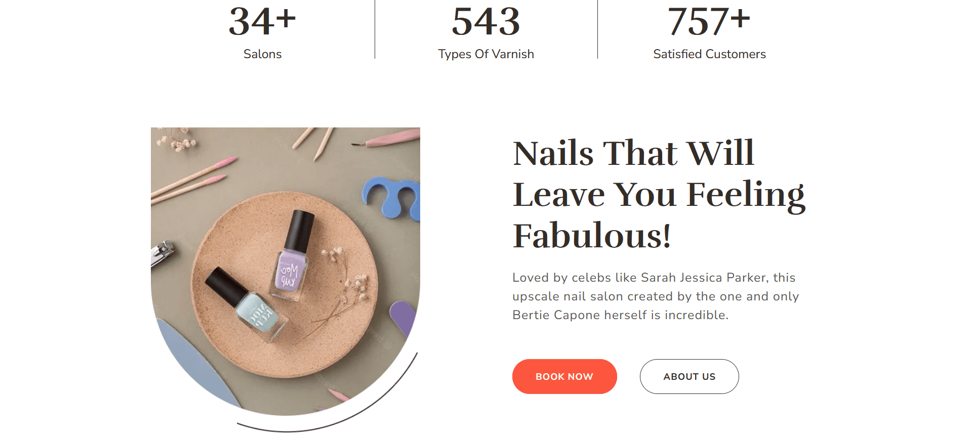 Beauty Salon Booking Website 2