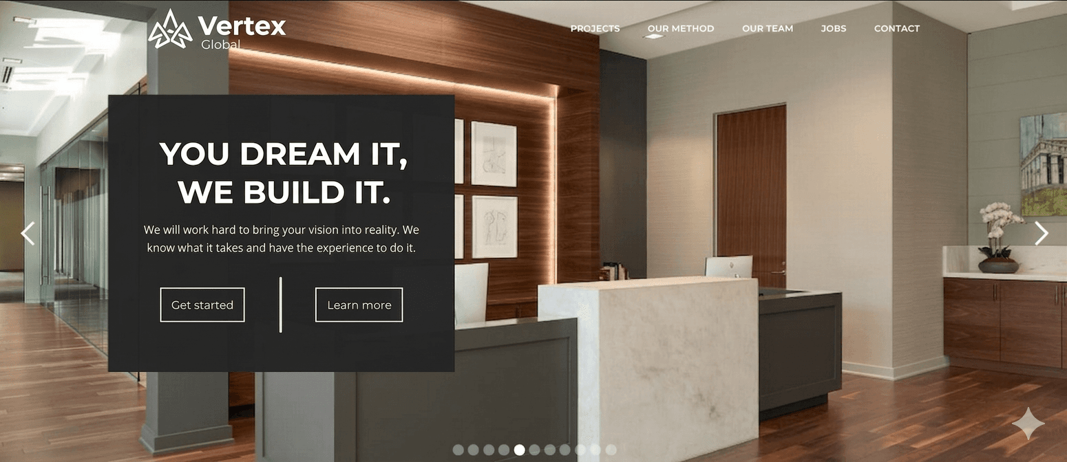 Construction Brand Website 1