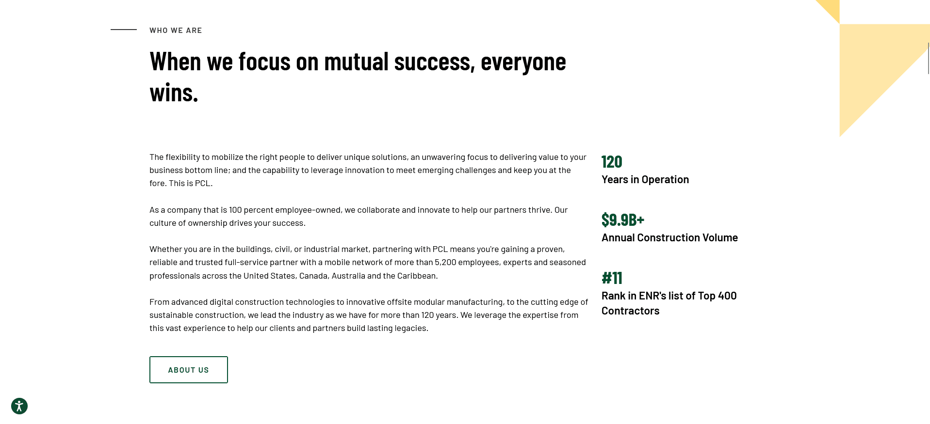 Website for a Construction Company 2