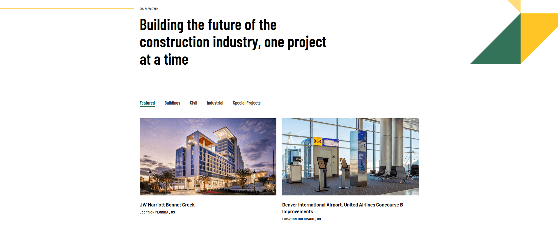 Website for a Construction Company 5