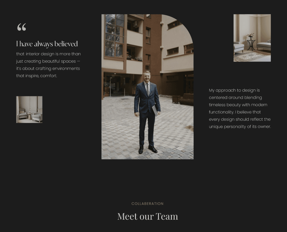 Website for an Interior Studio 5