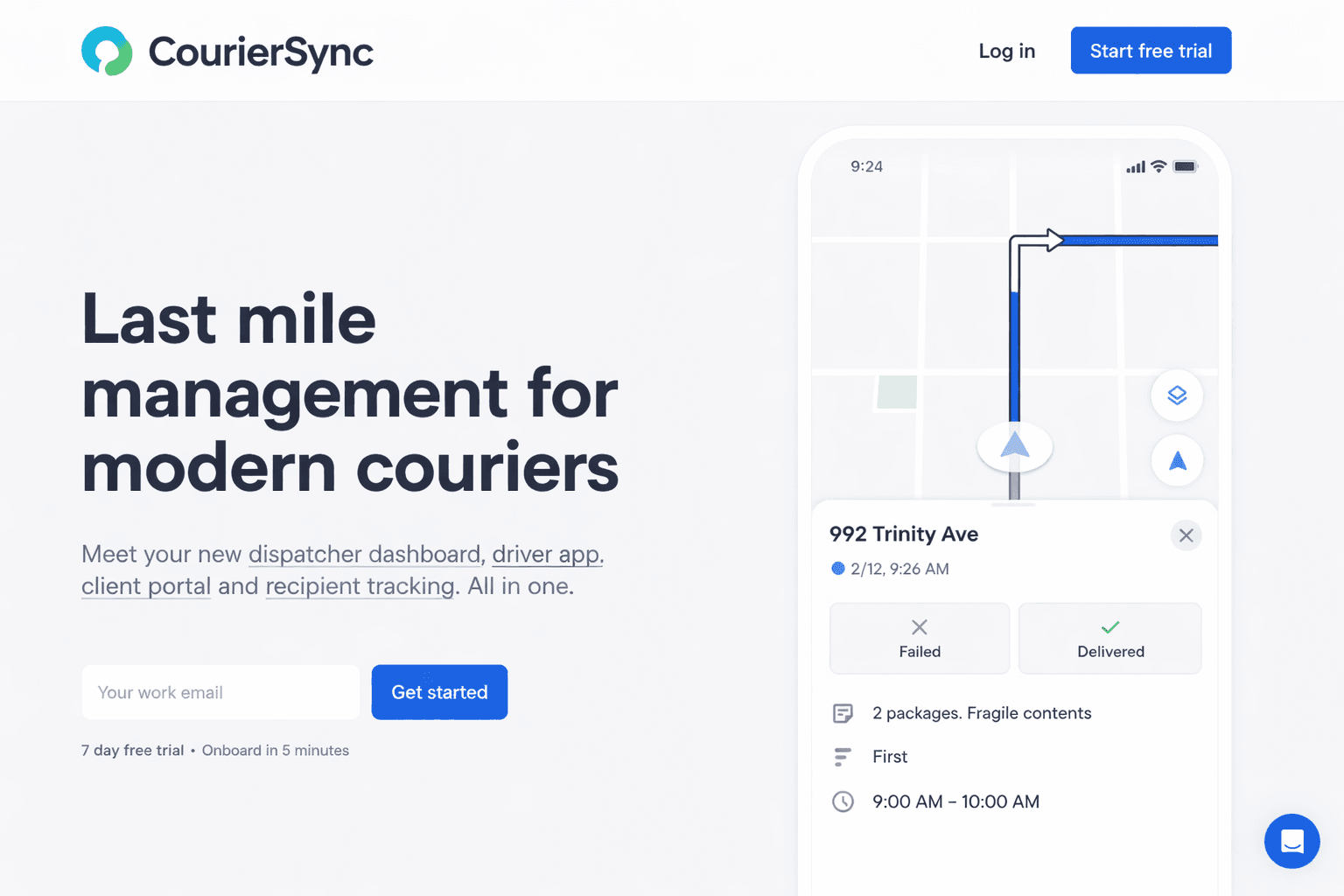 Logistics Company Web Portal 1