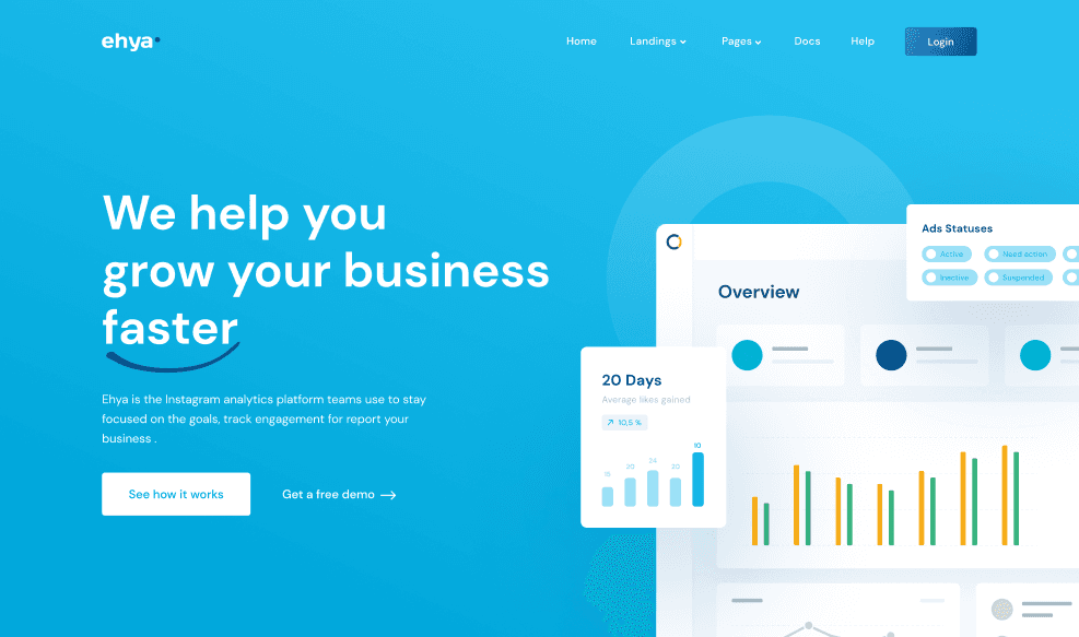 SaaS Marketing Landing 1