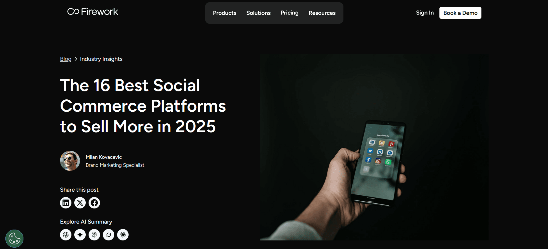 Support Site for Social Commerce 1